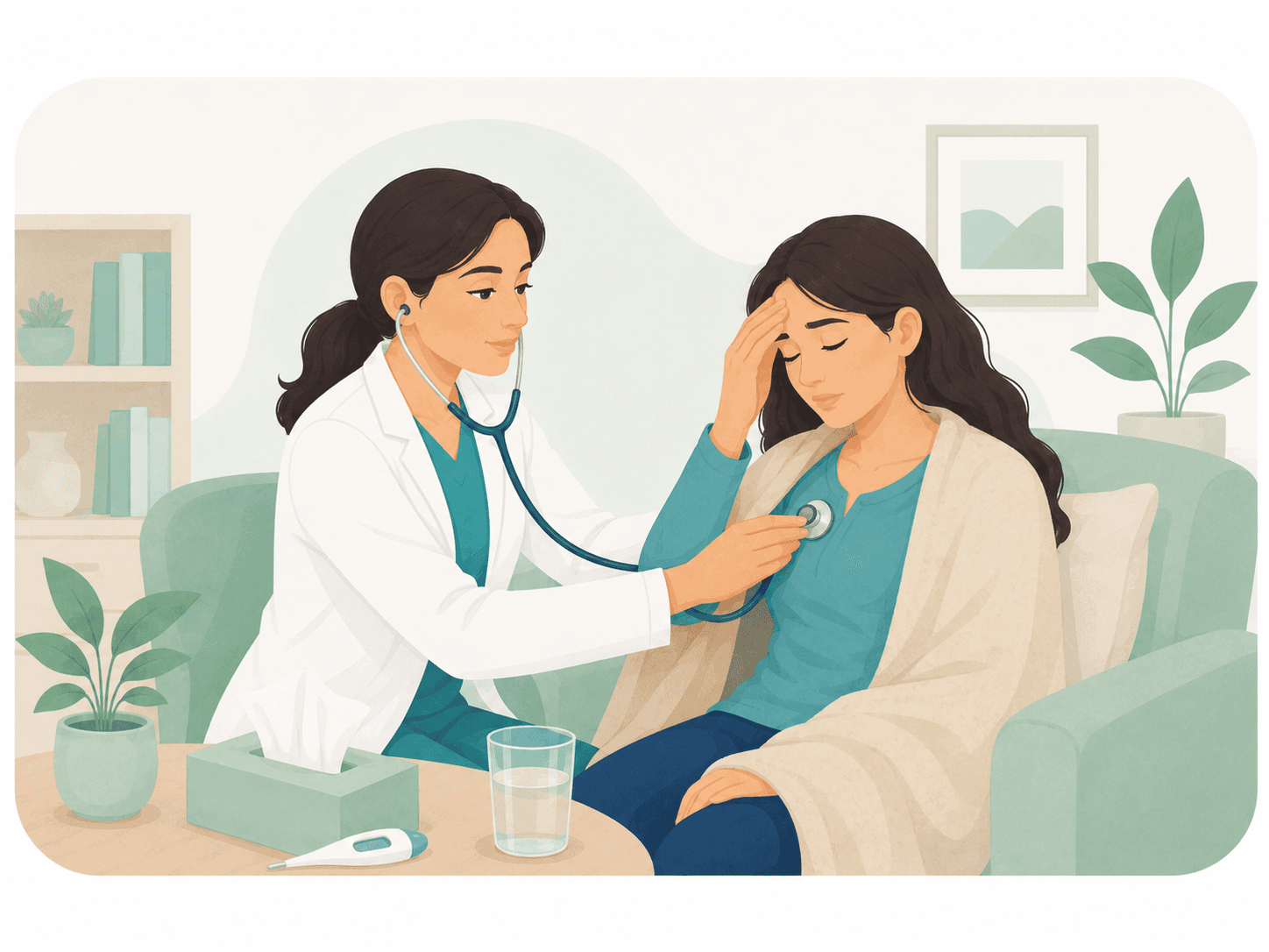 Fever - patient-friendly OPD service illustration